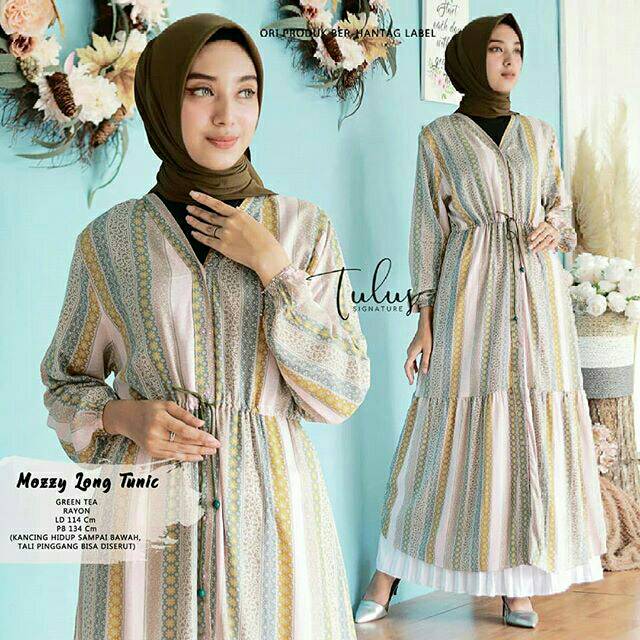 MOZZY LONG TUNIC / TULUS SIGNATURE / TUNIC TULUS SIGNATURE / LONG TUNIK WANITA / TUNIK WANITA