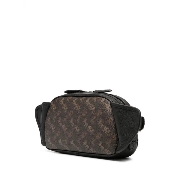 COACH HITCH BELT BAG IN SIGNATURE CANVAS WITH HORSE AND CARRIAGE PRINT (C1063)