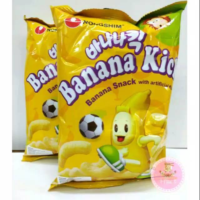 

Nongshim Banana Kick - Snack Rasa Pisang 45gram - Korean Food - Korean Snack