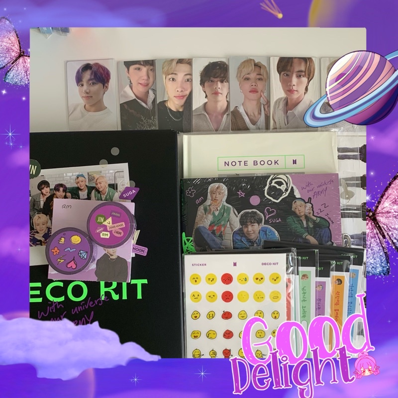 READY SHARING DECO KIT BTS RPC NAMJOON RM JIMIN NAMJOON JHOPE SET PHOTOCARD PC MASKING TAPE OUTBOX S