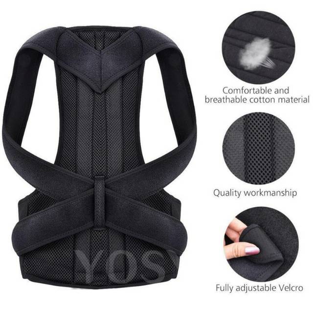 POSTURE CORRECTOR YOSYO PENEGAK POSTUR PUNGGUNG BACK KOREKSI SKOLIOSIS LORDOSIS KIFOSIS TULANG