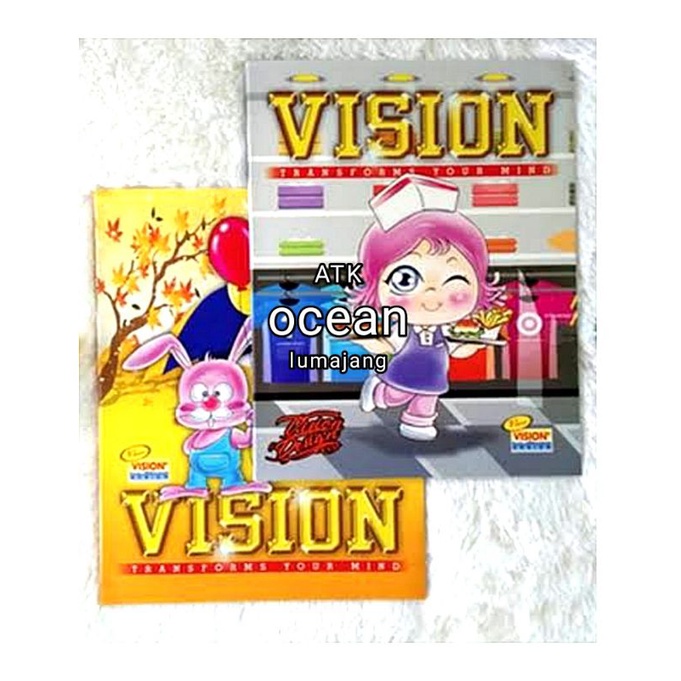 Buku Tulis SIDU dan Vision 32 lembar Ocean ATK