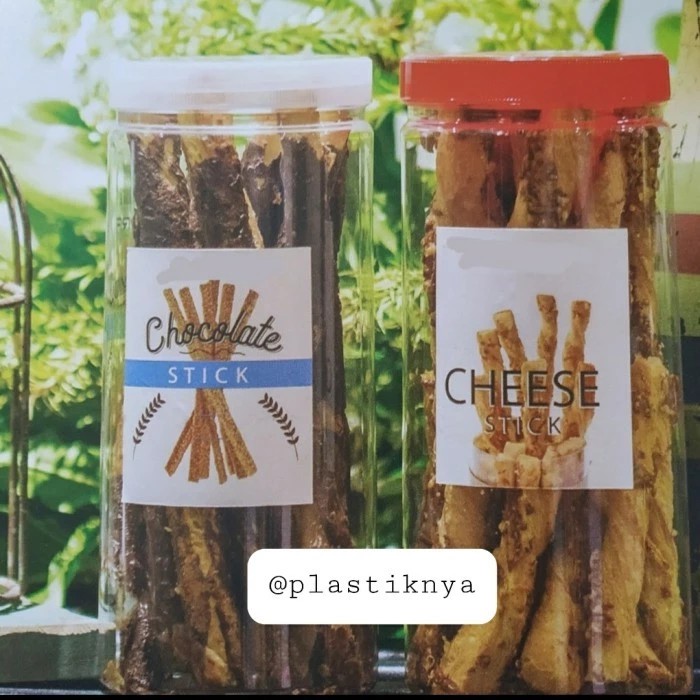 Toples Plastik Bulat 1000 ml / jar Cylinder 1 L + Tutup