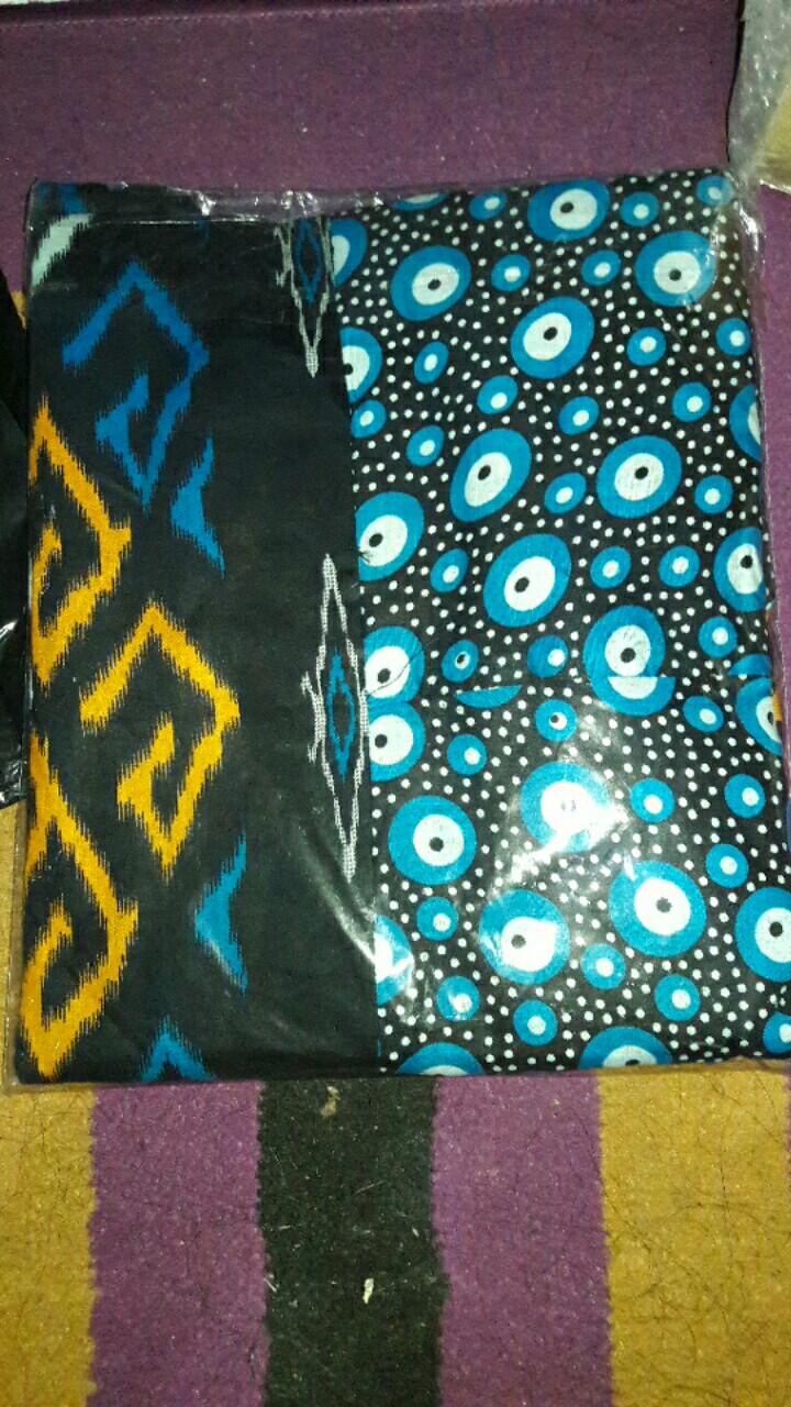 Gamis Batik Kombinasi Motif Songket