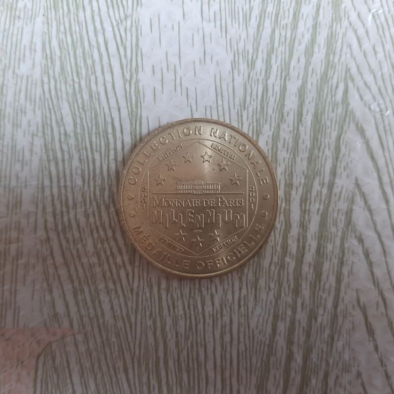 Koin Monnaie de Paris Monaco 2001 Coin Token Langka Limited Edition