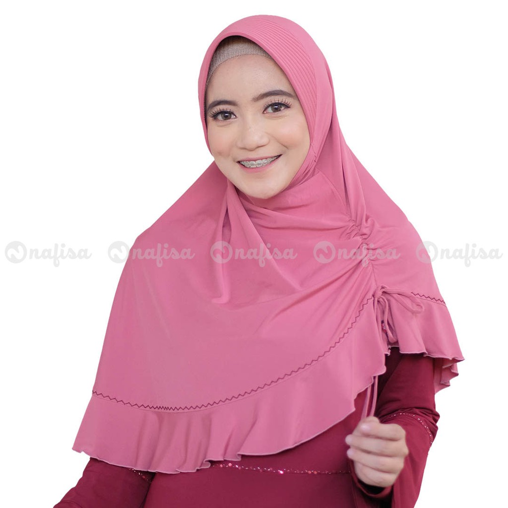Jilbab Nafisa MALIKA/Hijab Instan/Kerudung Murah/Berkualitas