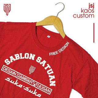 Kaos Custom Suka Suka Sablon Kaos Satuan Baju Custom Nama