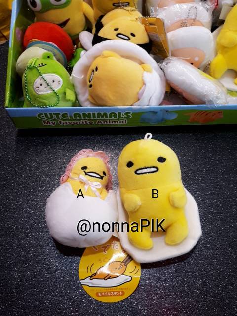 Gantungan Kunci / Keychain Gudetama Ukuran L &amp; S