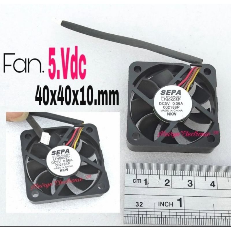 exhaust fan kipas pendingin sunon 4x4 4cm 4 cm 5v 5volt 5 volt