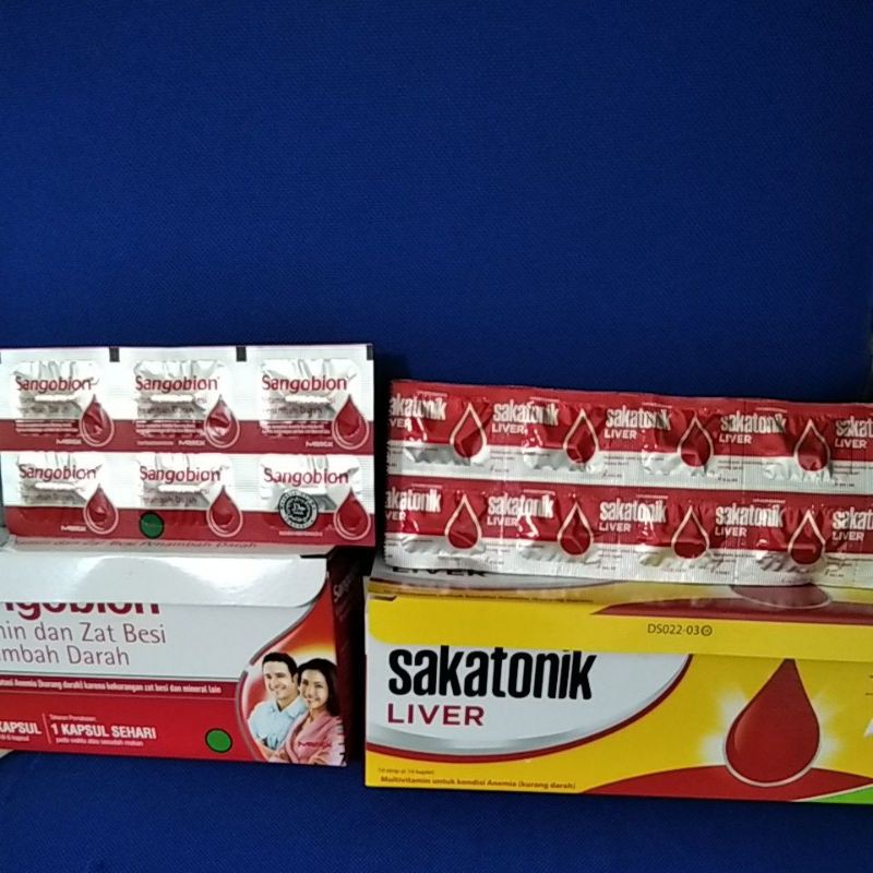 SAKATONIK LIVER & SANGOBION TABLET (PERSTRIP)