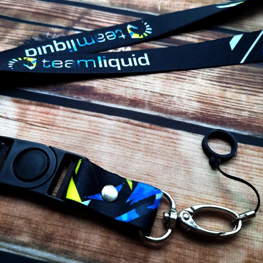 

(PROMO TE036) Gantungan ID Card/Pod Lanyard printing team Real pick ✧