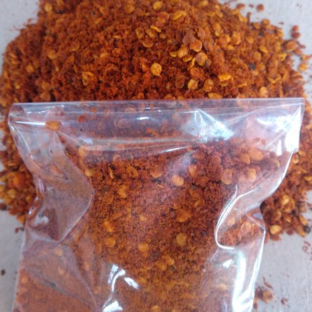 

Cabe rawit bubuk Pedas asli dan harum. 150 gr (cabe tumbuk)