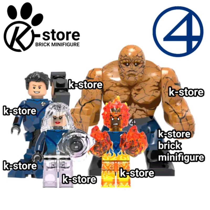 lego fantastic four fantastic 4 minifigures