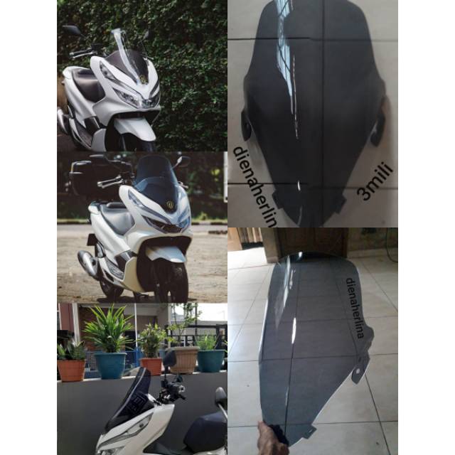 Windshiled/visor PCX model high,tinggi