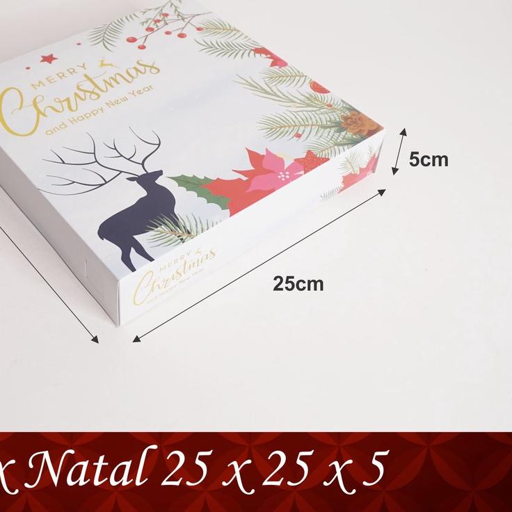 ✬ 25 x 25 x 5 Box Natal / Hampers natal ➸