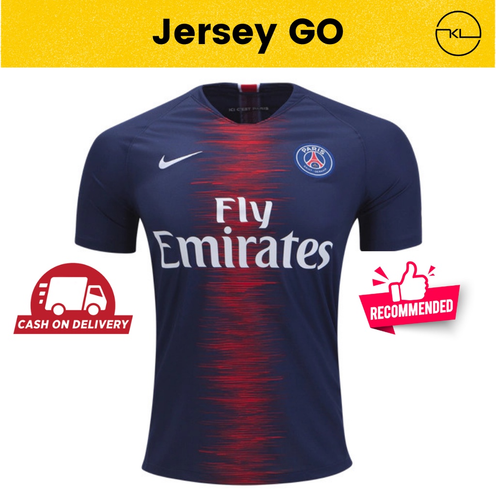 JERSEY BOLA PSG HOME 2018 2019 GRADE ORI OFFICIAL