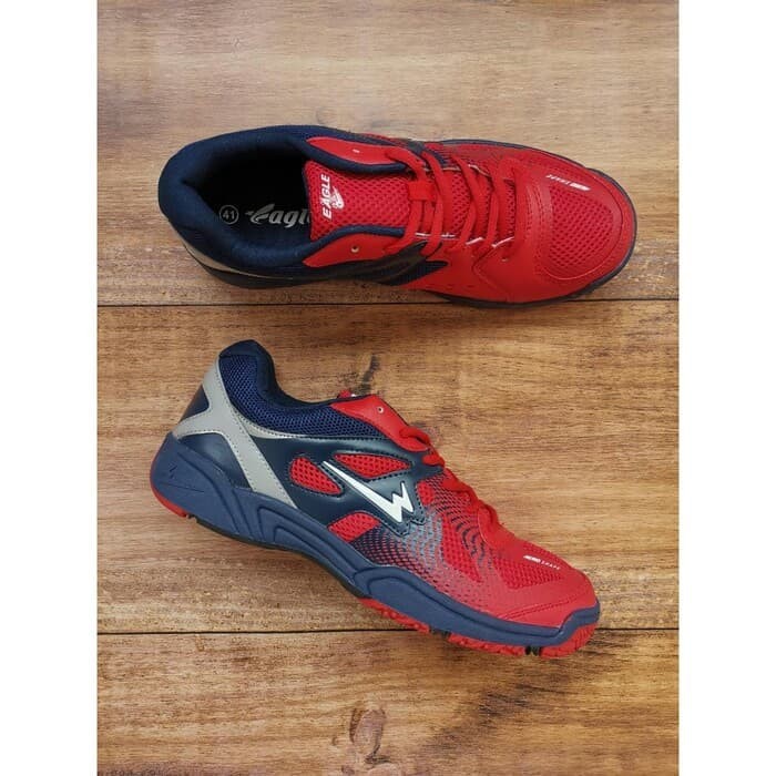 Sepatu Badminton Eagle Moonlight - Red, Black