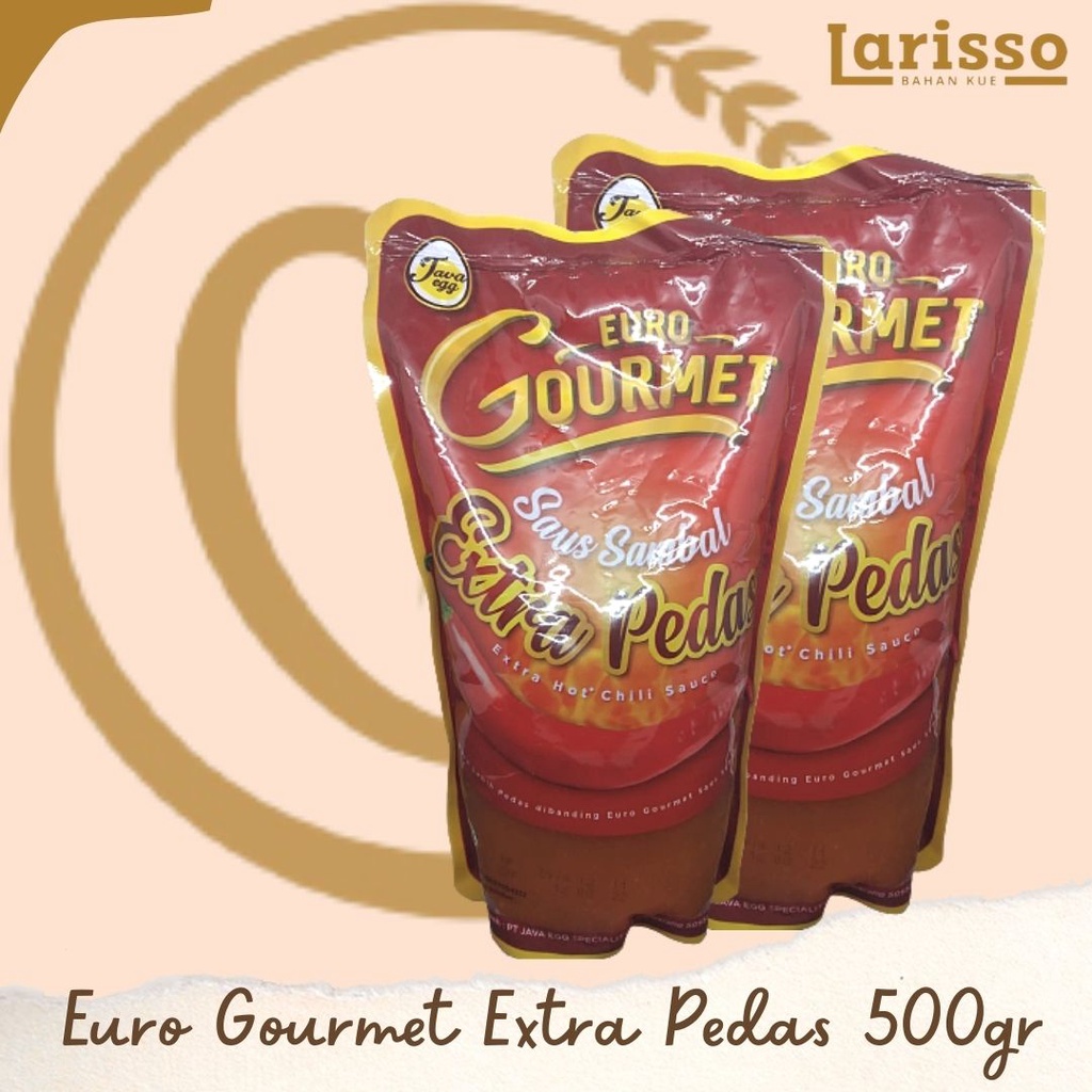 

EURO GOURMET SAUS SAMBAL EXTRA PEDAS 500GR EXTRA HOT CHILI SAUCE