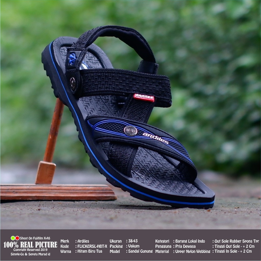 SENDAL GUNUNG MODEL SLOP PRIA DEWASA ARDILES GAWAIN - FLICKER 38-43