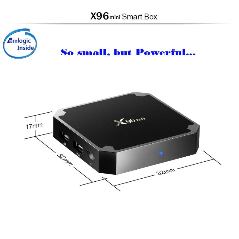 X96 Mini Smart TV Box 4K Android 9 DDR3 2GB 16GB - Black