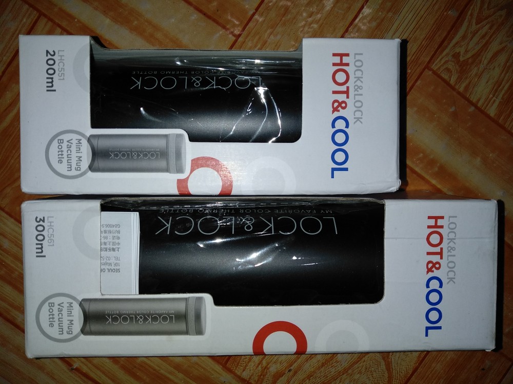 Lock & Lock Hot And Cool Tumbler Mini Mug 200ml Termos Thermos Panas Vacum Original