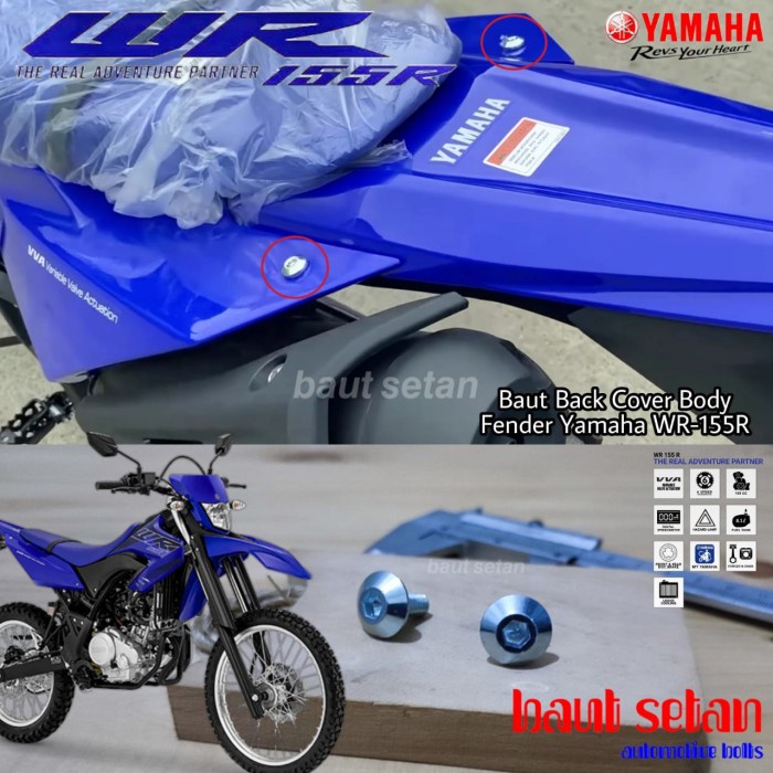 BAUT BACK COVER BODY FENDER YAMAHA WR 155