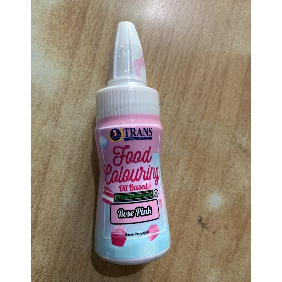 

Trans coloring Rose Pink 50 gr pewarna makanan icing color Merah Muda