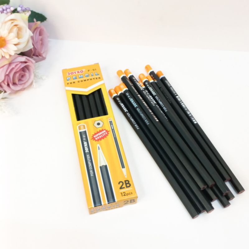 Pensil Joyko 2B isi 12Pcs Original