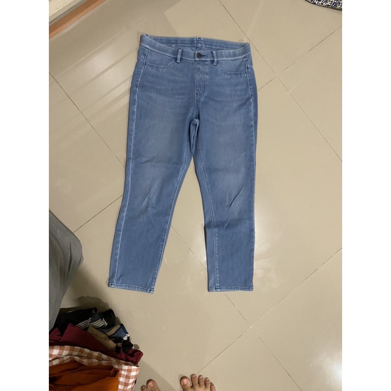celana jeans 7/8 uniqlo original