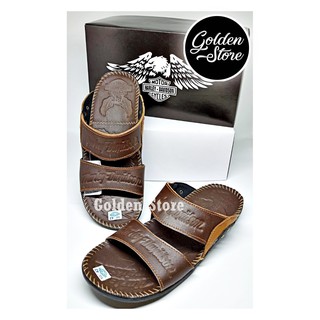  Sandal  Selop Slide Pria KULIT  ASLI  Sandal  Formal Casual 