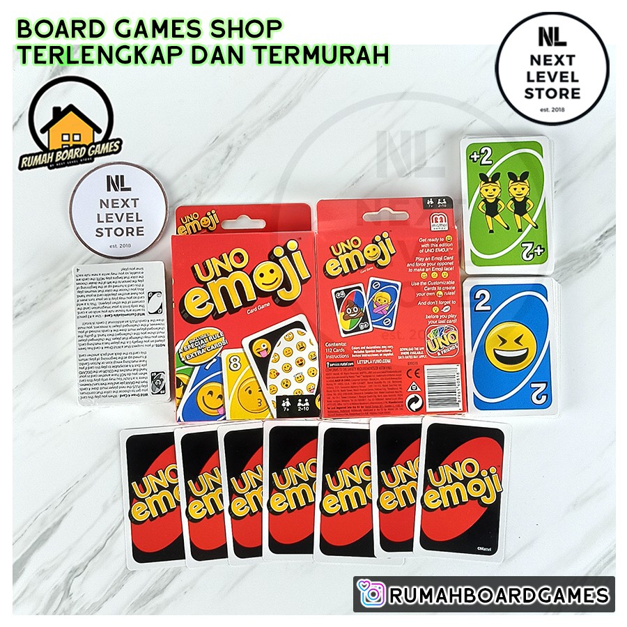 UNO Emoji Card Game READY NEW HOT SALE