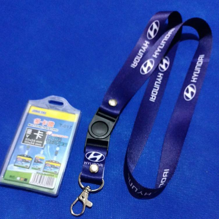 

(Q8H8) ☆ LANYARD/TALI ID CARD HYUNDAI-BISA SATUAN-READY STOCK //Top@murah