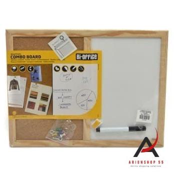 

\\\\\] Bi-Silque papan kombinasi/Pin board/Papan tulis 40x30 Cm