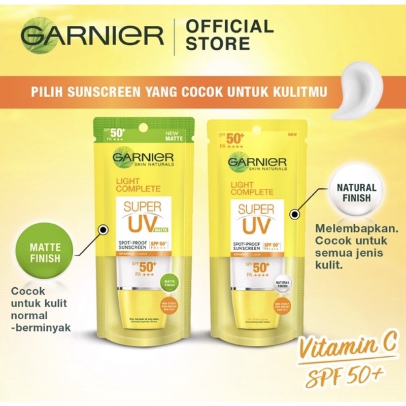 Suncreen Garnier Spf 50+