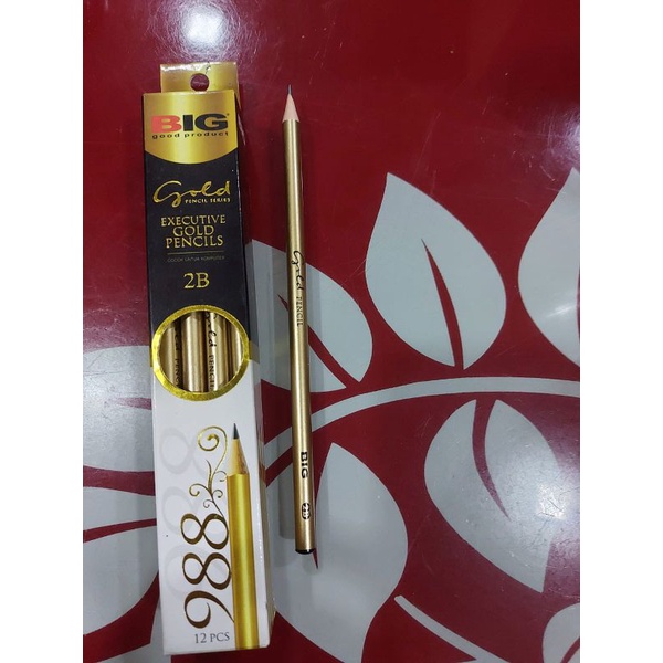

PENSIL GOLD BIG PENSIL 2B PENSIL UJIAN PENSIL 2B big Gold