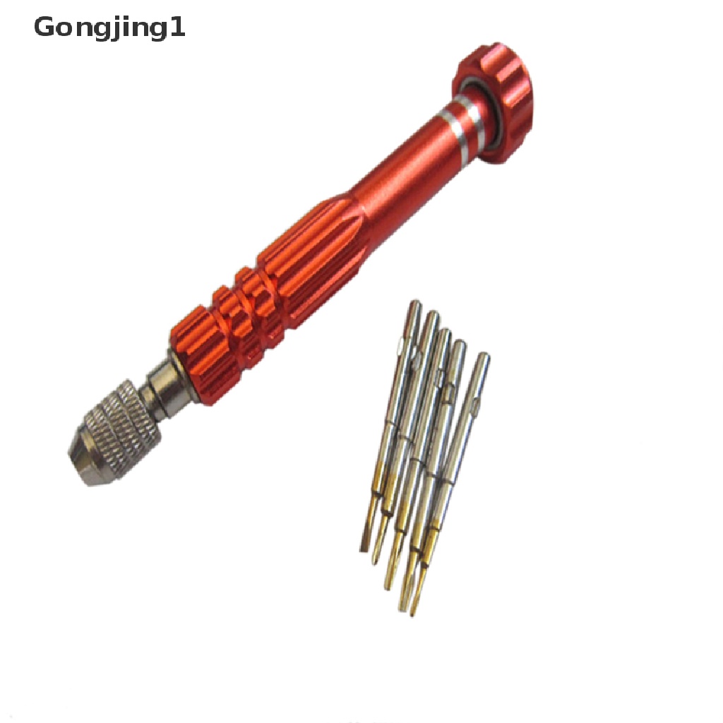 Gongjing1 5 in 1 Set Obeng Presisi Torx Untuk Reparasi Handphone / Jam Tangan