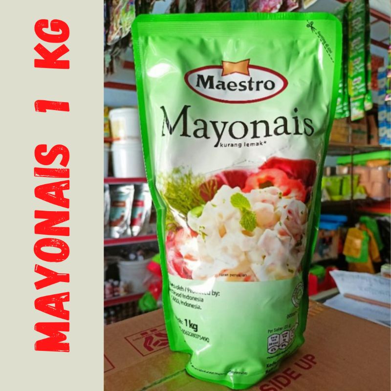 

Mayones Mayonais Mayonaise Maestro kurang lemak 1 kg