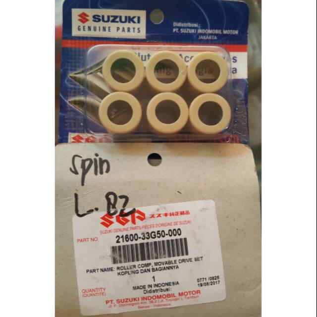 Roller Weight Set Suzuki Spin Skywave Skydrive 21600 33G50