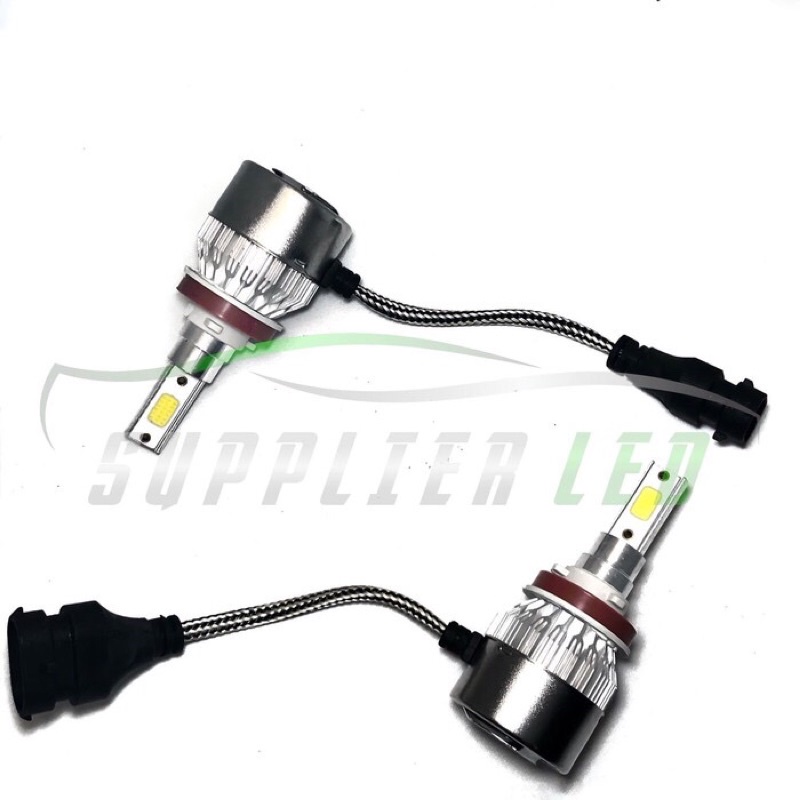 Lampu LED MOBIL C6 SILVER H8 H7 H4 H9 H11 PNP