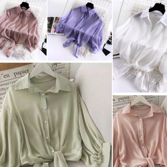 BEFAST - ZEC Blouse TREZI / Filipo Blouse / Blouse Wanita / Blouse Bisa Di Jadikan Outer / Blouse Polos Wanita Syle Korean Kekiniaan / Blouse Terlaris