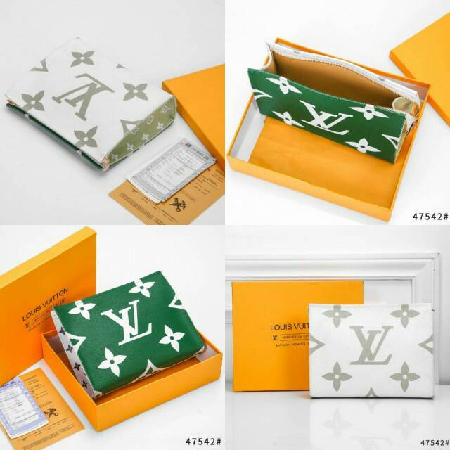 LOUIS VUITTON LV POCHETTE VOYAGE TWO FACE GIANT COLLECTION WITH BOX 47542