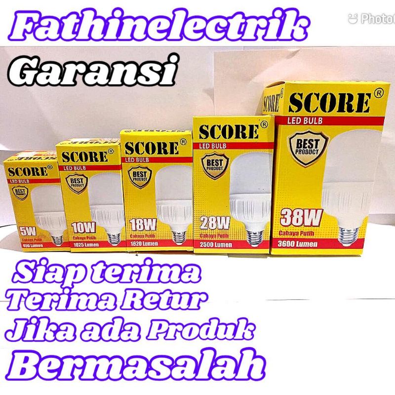 LAMPU LED MURAH SCORE EKONOMIS