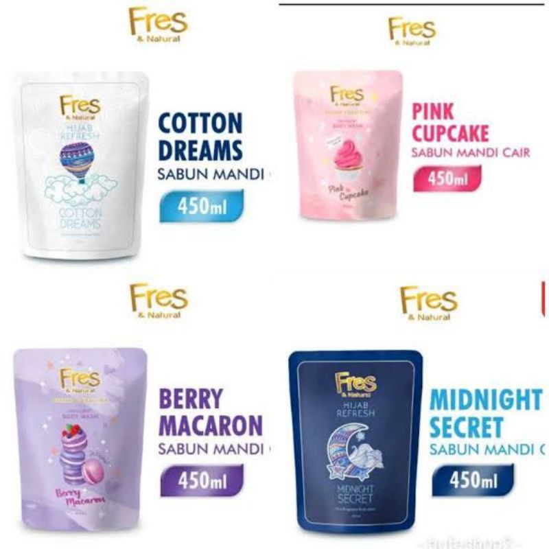 Fres Body Wash 450ml