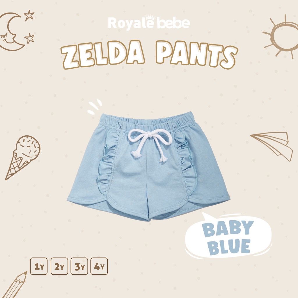 Royale bebe baby Zelda Pants / Celena Pendek Anak