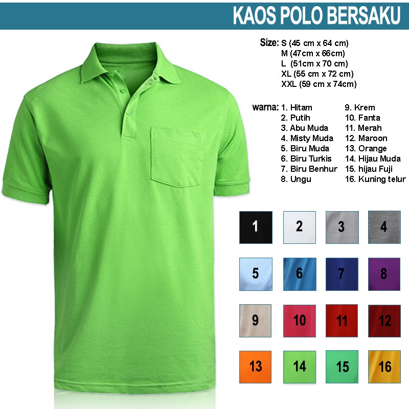  Kaos  Polo  Shirt Kerah  Kombinasi Bahan Lacost Super Warna 