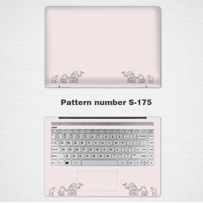 Stiker Skin Vinyl 2 Sisi Untuk Laptop Hp G4 G5 G6 14s-cf 14s-dk 4pro 5plus 11 / 12 / 13 / 14s-dk 15.6