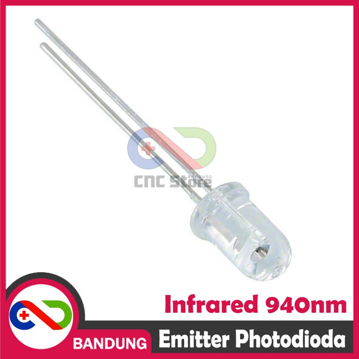 INFRARED PHOTODIODE PHOTOTRANSISTOR EMITTER TRANSMITTER 940NM 5M