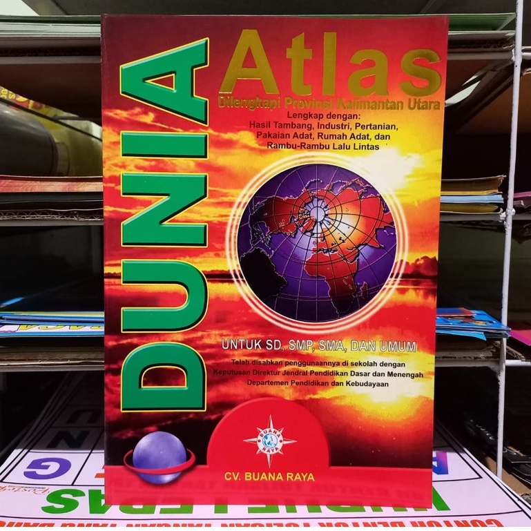 Atlas Dunia Ukuran Besar - Atlas Jumbo A4