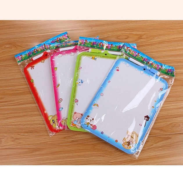 White Board Mini Papan Tulis Gambar Edukasi Spidol Bisa Dihapus GMALL-ST0040