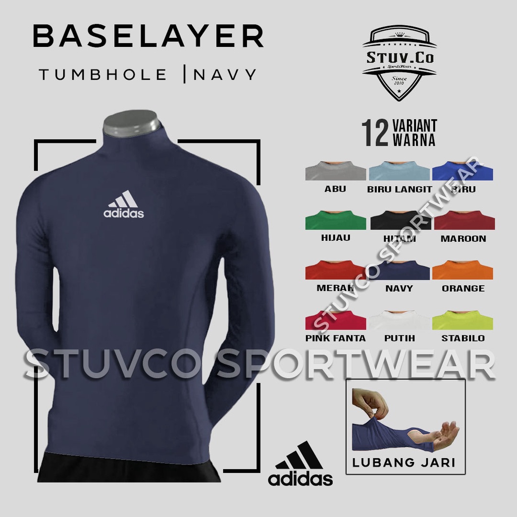 BASELAYER LONGSLEEVE THUMBOLE LENGAN PANJANG JARI DALEMAN DIVING LARI SEPEDA OLAHRAGA PRIA WANITA KEREN